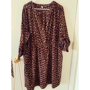 Leopard print dress